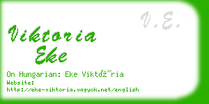 viktoria eke business card